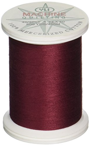 YLI 24450-022 3-lagiges 40 W T-40 Baumwoll-Quiltgarn, 450 m, Cabernet YLI 24450-022 3-lagiges 40 W T-40 Baumwoll-Quiltgarn, 450 m, Cabernet von YLI