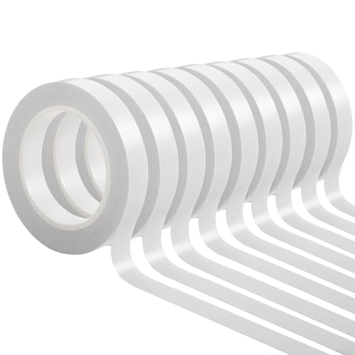 YLJOXR 9 Rollen doppelseitiges Klebeband für Bastelarbeiten, starkes doppelseitiges Klebeband, doppelseitiges Klebeband für Kunst, Kartenherstellung, Scrapbooking-Zubehör YLJOXR 9 Rollen doppelseitiges Klebeband für Bastelarbeiten, starkes doppelseitiges Klebeband, doppelseitiges Klebeband für Kunst, Kartenherstellung, Scrapbooking-Zubehör von YLJOXR