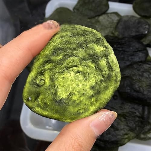 1PC Really Natural Moldavite Rough Stone Czech Meteorite Crystal Energy Gemstone Valuable Property Beautiful Crystal.(3-5g) von YLLLLY