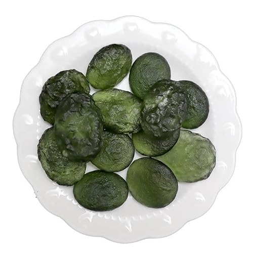 YLLLLY 1PC Really Natural Moldavite Rough Stone Czech Meteorite for Collectors Crystal Energy Gemstone Valuable Property(5-10g) von YLLLLY