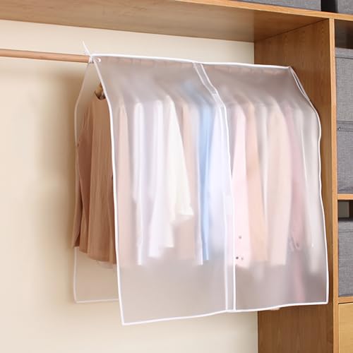 YLLSMGS Kleidersäcke Garment Bag Hängende Kleiderhüllen Kleiderständer-Abdeckung, Mantelschutz für Anzug, Kleiderschrank (Color : A, Size : 150 * 105cm(59 * 41in)) von YLLSMGS