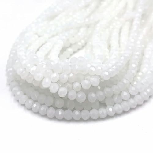 2/3/4/6/8 mm Rondelle Österreichische facettierte Kristallglasperlen Lose Abstandsperlen zur Schmuckherstellung DIY-Zubehör-weiße Jade-6 mm 2/3/4/6/8 mm Rondelle Österreichische facettierte Kristallglasperlen Lose Abstandsperlen zur Schmuckherstellung DIY-Zubehör-weiße Jade-6 mm von YLREAN