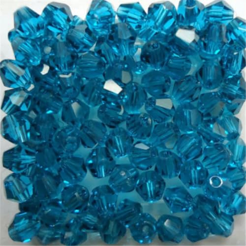 3 mm, 4 mm, 6 mm, 8 mm, doppelkegelförmiger österreichischer Kristallperlen-Anhänger, Glasperle, lose Abstandsperle zur DIY-Schmuckherstellung, grün/blau, 4 mm, 100 Stück pro Beutel 3 mm, 4 mm, 6 mm, 8 mm, doppelkegelförmiger österreichischer Kristallperlen-Anhänger, Glasperle, lose Abstandsperle zur DIY-Schmuckherstellung, grün/blau, 4 mm, 100 Stück pro Beutel von YLREAN