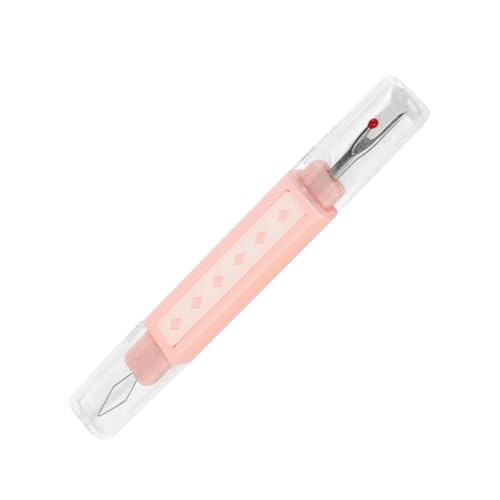 YLWX Doppelseitiges Nahttrenner-Werkzeug, Offenes Knopfloch-nahtauftrenner-Messer, Einfädler, Erkennungsnadel, Schneider-Picker, Entfernen Von Kleidungsetiketten (Color : Pink) von YLWX