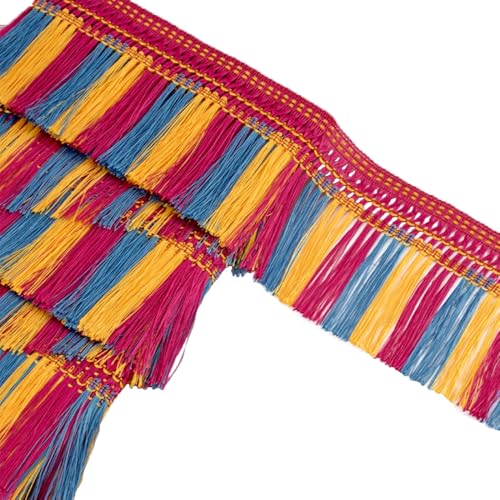 11,5 m bunte Kantendekoration, Spitzenbesatz, DIY, Kleidung, Vorhang, Anhänger, Zubehör von YM YOUMU