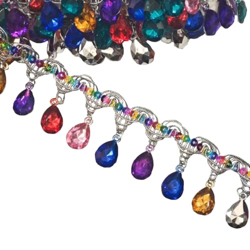 Bunte Quaste, Spitze, DIY, ethnische Dekoration, Zubehör, Materialien, 2 m Bunte Quaste, Spitze, DIY, ethnische Dekoration, Zubehör, Materialien, 2 m von YM YOUMU