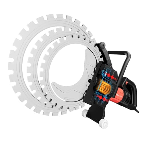 YMAOMAO 8900 W bürstenlose Betonkreissäge, elektrische toroidale Betonsäge, wasserbetriebene Betonsäge mit Staubunterdrückung, 30/40/50 cm Schnitttiefe, Nutschneidemaschine,50cmCutDpth YMAOMAO 8900 W bürstenlose Betonkreissäge, elektrische toroidale Betonsäge, wasserbetriebene Betonsäge mit Staubunterdrückung, 30/40/50 cm Schnitttiefe, Nutschneidemaschine,50cmCutDpth von YMAOMAO