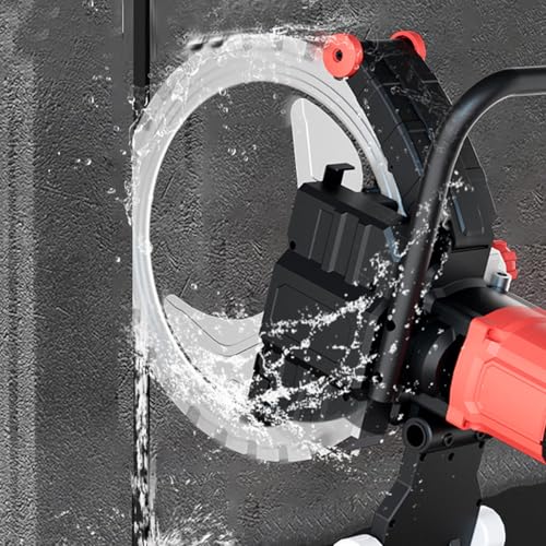 YMAOMAO Elektrische Betonringsäge, Toroidale Betonschneidersäge, Betonwandsäge, 8900 W Motor aus reinem Kupfer, müheloses Winkelschneiden für Granit, Beton, Marmor,30cmCutDpth YMAOMAO Elektrische Betonringsäge, Toroidale Betonschneidersäge, Betonwandsäge, 8900 W Motor aus reinem Kupfer, müheloses Winkelschneiden für Granit, Beton, Marmor,30cmCutDpth von YMAOMAO