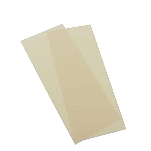 YMLOVE 2 Stück / Set Stoffreparatur, selbstklebende Flicken, Premium Permanent selbstklebend, waschbar und wasserdicht, Flicken für Daunenjacken, Zeltkleidung, Schlafsack (beige) von YMLOVE