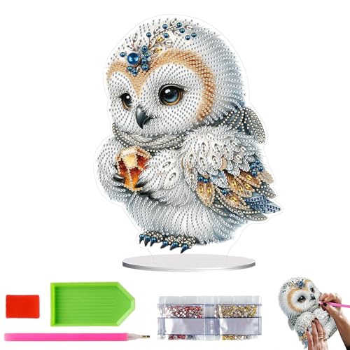 YMXZNB Diamond Painting Eulen Deko 5D Diamant Painting Aufsteller Tiere DIY Tischdeko Bastelset Erwachsene Kinder,Diamantmalerei Kunst Set,für Anfänger Festliches Geschenk Hausgeschenk YMXZNB Diamond Painting Eulen Deko 5D Diamant Painting Aufsteller Tiere DIY Tischdeko Bastelset Erwachsene Kinder,Diamantmalerei Kunst Set,für Anfänger Festliches Geschenk Hausgeschenk von YMXZNB