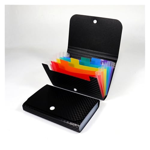 3-teiliges A4-Dateipaket mit 40 Seiten, Budgetbinder, Dateiordner, große Kapazität, Dokumentenheft, Studentenschreibwaren, Schreibtisch-Organizer(Multicolor A6) von YMYGCC