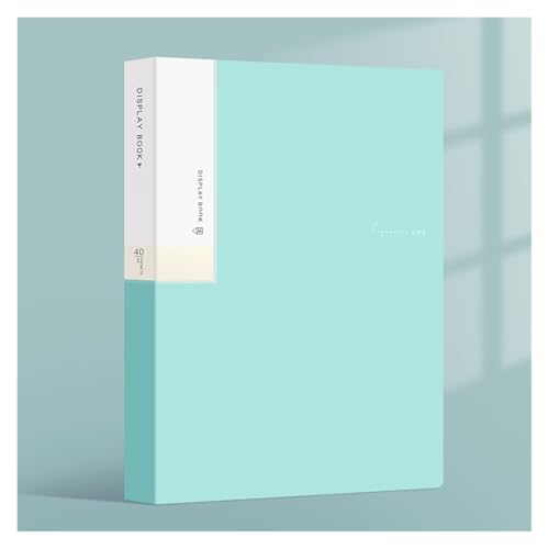 60 Seiten, A4, wasserdicht, einfarbig, for den Schreibtisch, for Organisieren von Dateien, einfaches Sortieren, Bürobedarf for Studenten, verdickte Aktentaschen, Ordner(Blue-60 pages) von YMYGCC