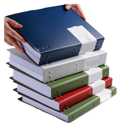 A4 30/40/60/80 Seiten Dateiordner Transparenter Einleger Datenbuch Studenten mit großer Kapazität Testpapier Aufbewahrungstasche Album(60 PAGES) von YMYGCC
