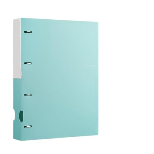 A4-Aktenordner, Sichtbuch, 4-Loch-Ordner, Morandi-Farbe, wasserdicht, Dokumenten-Ringordner, Ordner for Büro und Schule(Blue) von YMYGCC