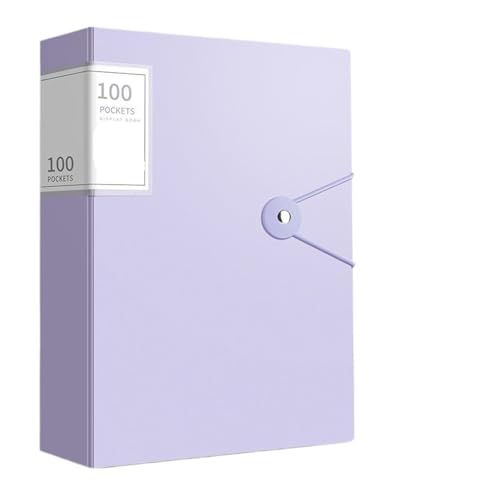 A4-Dokumententasche, Organizer, Aktenordner, große Kapazität, wasserdicht, multifunktionale Desktop-Aufbewahrung, Vertrag, Testpapier-Aktentasche(Purple) von YMYGCC