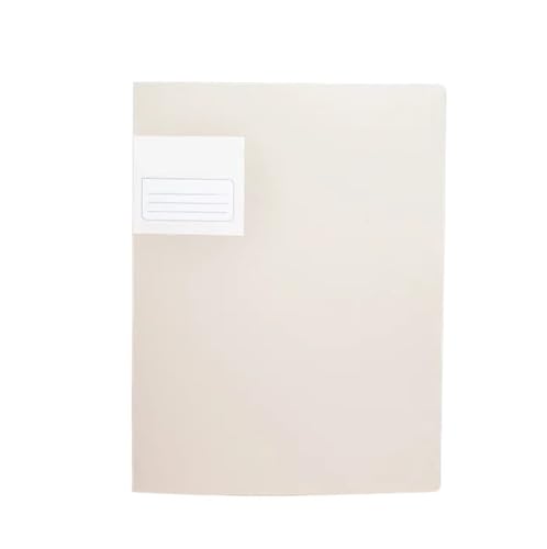 Informationen Ordner Binder PP Musik Papier Kunststoff Organizer Seiten Tasche Budget Datei Transparent Sammlung Buch(Beige) von YMYGCC