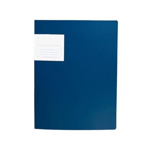 Informationen Ordner Binder PP Musik Papier Kunststoff Organizer Seiten Tasche Budget Datei Transparent Sammlung Buch(Deep Blue) von YMYGCC