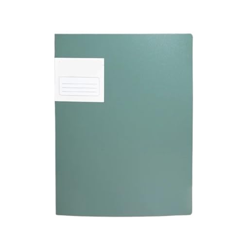 Informationen Ordner Binder PP Musik Papier Kunststoff Organizer Seiten Tasche Budget Datei Transparent Sammlung Buch(Green) von YMYGCC