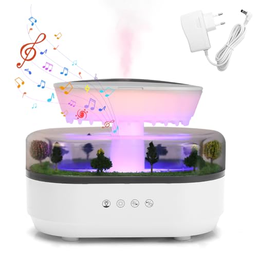 Rain Humidifier Diffusor Für äTherische öLe 250 ml, Duftöldiffusoren,Duftöl Diffusor Luftbefeuchter für Ätherische Öle für Zuhause Büro,Weißes Rauschen Sound Rain Humidifier Diffusor Für äTherische öLe 250 ml, Duftöldiffusoren,Duftöl Diffusor Luftbefeuchter für Ätherische Öle für Zuhause Büro,Weißes Rauschen Sound von YNNHUDEEP