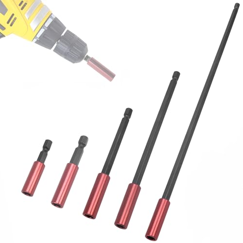Magnetischer Bit Verlängerung Bithalter Magnetisch 1/4 Zoll Sechskantschaft Magnetische Schraubendreherverlängerung für Bohrmaschinen und Schraubendreher von YNOYMO
