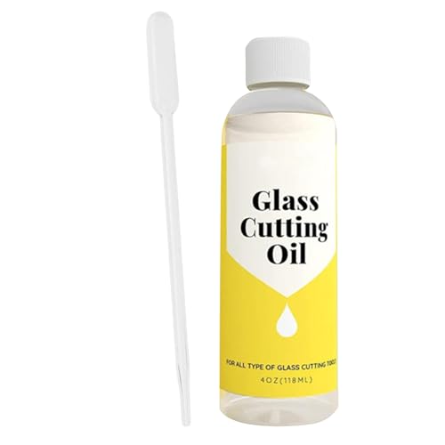 YNPQTDS 120 Ml Glasschneider Öl Glasschneideöl Glasschneidflüssigkeit Fliesenschneiderflüssigkeit Für Verwenden Auf Glasscheiben Spiegeln Und Buntglas von YNPQTDS