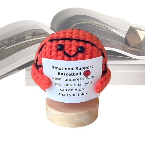 YNPQTDS Gehäkelte Ball Puppe - Motivierender Volleyball Häkeldekoration - Sportthema Mit Motivationskarte Für Zimmerdekoration Bücherregal Wohnzimmer Arbeitszimmer YNPQTDS Gehäkelte Ball Puppe - Motivierender Volleyball Häkeldekoration - Sportthema Mit Motivationskarte Für Zimmerdekoration Bücherregal Wohnzimmer Arbeitszimmer von YNPQTDS