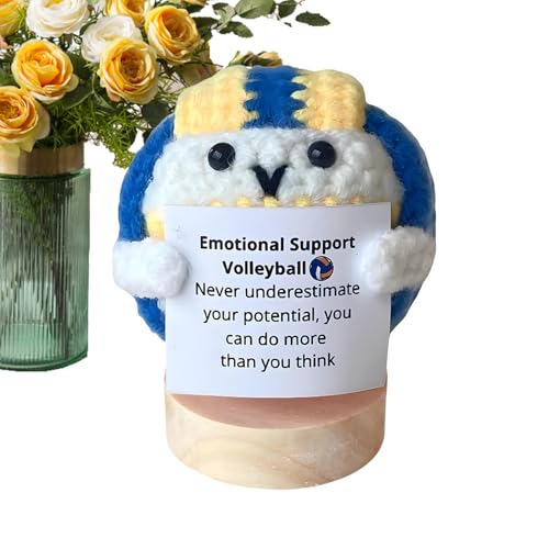 YNPQTDS Positiver Häkeldoll - Positiver Sport Ball Häkelpuppe,Motivierendes Sportthema Häkeldekoration Mit Karte Für Freunde Familie Fitnessbegeisterte YNPQTDS Positiver Häkeldoll - Positiver Sport Ball Häkelpuppe,Motivierendes Sportthema Häkeldekoration Mit Karte Für Freunde Familie Fitnessbegeisterte von YNPQTDS