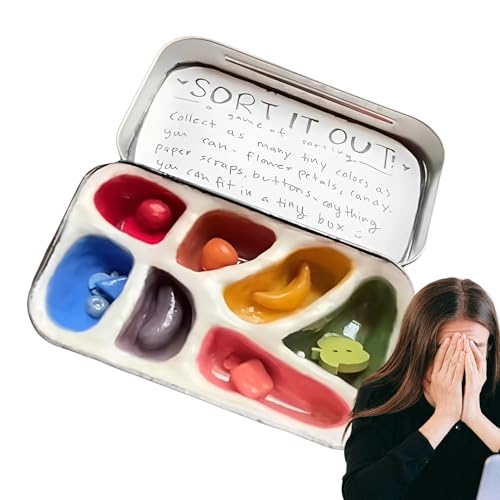 YNPQTDS Sortiergläser, Handgefertigte Sortierbox Mit Sensorikspielen, Interaktives Spiel Beruhigendes Reisespiel Für Jugendliche Erwachsene Kinder Geburtstag Weihnachten Partygeschenk Entspannung YNPQTDS Sortiergläser, Handgefertigte Sortierbox Mit Sensorikspielen, Interaktives Spiel Beruhigendes Reisespiel Für Jugendliche Erwachsene Kinder Geburtstag Weihnachten Partygeschenk Entspannung von YNPQTDS