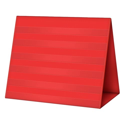 YNPQTDS Taschendiagramm, Tischständer, doppelseitig, faltbar, Mischtafel für Wörter, Telefonikspiele, Lese-Display für Kinder, Studenten, Lehrer von YNPQTDS
