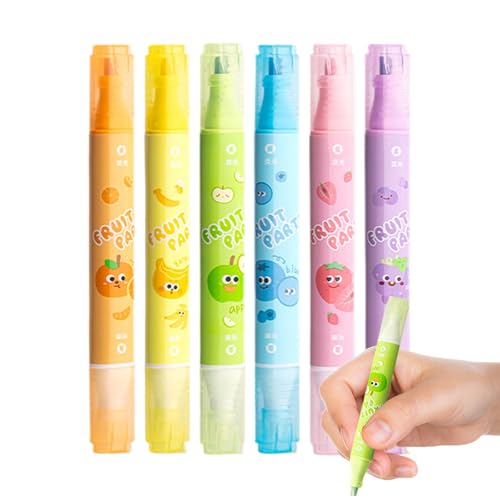 YNPQTDS Textmarker in verschiedenen Farben, bunte Marker mit doppelter Spitze für Studenten, Bürobedarf, Geschenk für Party, Arbeit, Studium, Planung, Notizen und Tagebuch YNPQTDS Textmarker in verschiedenen Farben, bunte Marker mit doppelter Spitze für Studenten, Bürobedarf, Geschenk für Party, Arbeit, Studium, Planung, Notizen und Tagebuch von YNPQTDS