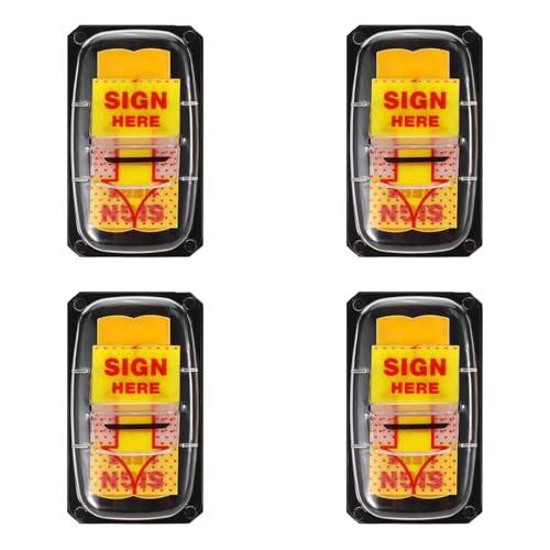 200 Stück Schild-Here-Aufkleber, Schild, hier, Postflaggen, Notizen, Pfeil-Etiketten, selbstklebende Signatur-Aufkleber für Büro, Dokumente, Schule, Notizbuch, Seitenmarkierungen, Notarbedarf 200 Stück Schild-Here-Aufkleber, Schild, hier, Postflaggen, Notizen, Pfeil-Etiketten, selbstklebende Signatur-Aufkleber für Büro, Dokumente, Schule, Notizbuch, Seitenmarkierungen, Notarbedarf von YNR