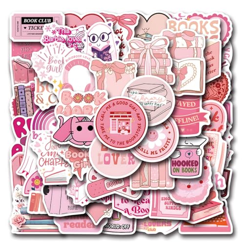 Buchaufkleber für Kindle ästhetische Aufkleber Wasserfeste Kawaii Rosa Aufkleber Deko Rosa Kawaii Lesen Sticker für Laptop Journal Kindle Koffer MacBook Motorrad Helm Scrapbook 120 Stücke Buchaufkleber für Kindle ästhetische Aufkleber Wasserfeste Kawaii Rosa Aufkleber Deko Rosa Kawaii Lesen Sticker für Laptop Journal Kindle Koffer MacBook Motorrad Helm Scrapbook 120 Stücke von YNR