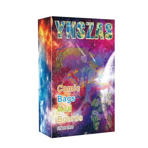 100 YNSZAS wiederverschließbare Comicbuchtaschen und -tafeln, 17,5 x 27,7 cm, Comic-Aufbewahrungshüllen und -tafeln, 20 % dicker, besseres Comic-Sammler-Display, zertifiziert säurefrei 100 YNSZAS wiederverschließbare Comicbuchtaschen und -tafeln, 17,5 x 27,7 cm, Comic-Aufbewahrungshüllen und -tafeln, 20 % dicker, besseres Comic-Sammler-Display, zertifiziert säurefrei von YNSZAS