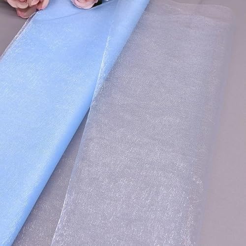 Hochzeitsbogen Vorhang,Querbehang Freihanddeko 5 m weißer kristallklarer Tüllstoff for Hochzeiten, Organza-Rolle, Schneegarn for Hochzeit, Hintergrund, Dekoration, Geburtstag, Event, Partyzubehör(B16- Hochzeitsbogen Vorhang,Querbehang Freihanddeko 5 m weißer kristallklarer Tüllstoff for Hochzeiten, Organza-Rolle, Schneegarn for Hochzeit, Hintergrund, Dekoration, Geburtstag, Event, Partyzubehör(B16- von YNZUNMY