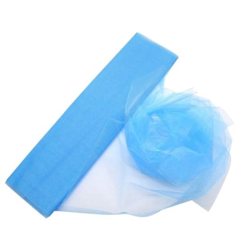 Hochzeitsbogen Vorhang,Querbehang Freihanddeko 5 m weißer kristallklarer Tüllstoff for Hochzeiten, Organza-Rolle, Schneegarn for Hochzeit, Hintergrund, Dekoration, Geburtstag, Event, Partyzubehör(Skyb Hochzeitsbogen Vorhang,Querbehang Freihanddeko 5 m weißer kristallklarer Tüllstoff for Hochzeiten, Organza-Rolle, Schneegarn for Hochzeit, Hintergrund, Dekoration, Geburtstag, Event, Partyzubehör(Skyb von YNZUNMY