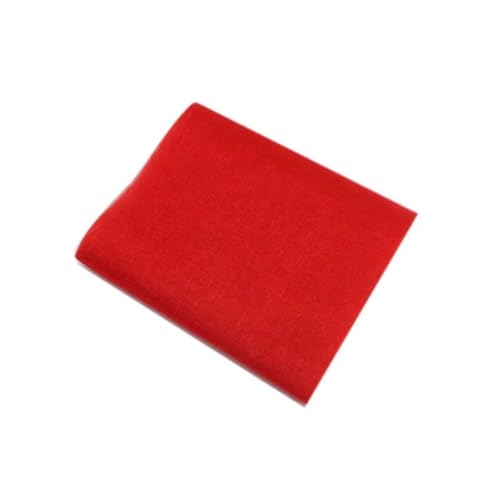 YNZUNMY Hochzeitsbogen Vorhang,Querbehang Freihanddeko 10 mt/los 72 cm Breite Sheer Kristall Organza Dekoration Tüll Rolle Stoff for Hochzeitsdekoration Bögen Stuhl Schärpen Party(Red,48cmX5m) von YNZUNMY