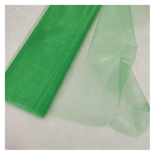 YNZUNMY Hochzeitsbogen Vorhang,Querbehang Freihanddeko 48cmX10m Tüll Rolle Kristall Stoff Rolle Spule Hochzeit Dekoration Geburtstag Party Dusche Hochzeit Zubehör(Green,72cmX10m) von YNZUNMY