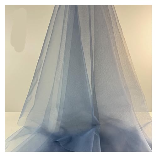 YNZUNMY Hochzeitsbogen Vorhang,Querbehang Freihanddeko Tüllstoff Mesh Tüllstoff Hochzeit Hochzeit Mesh Hintergrundtuch(Blue3) von YNZUNMY