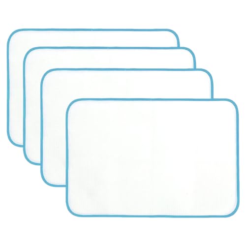 YOCDNOV 4 Stücke Schutzbügel Tuch Bügeltuch - Mesh Stoff Bügeltuch Pad für Einfaches Bügeln und Schutz,Leinen und Polyester, verhindert Druck- und Glanzstellen(40x60cm) von YOCDNOV