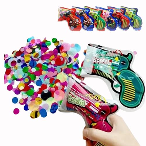 Automatic Inflatable Toy Fireworks Cannon, Inflatable Toy Fireworks Gun, Automatic Inflatable Handheld Confetti Gun, Inflatable Fireworks Gun, Handheld Confetti Poppers Cannons (10Pcs) von YODAOLI