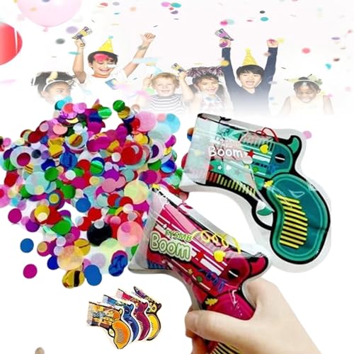 Automatic Inflatable Toy Fireworks Cannon, Inflatable Toy Fireworks Gun, Confetti Fireworks Gun, Confetti Poppers Party Shooters, Confetti Guns for Parties, Wedding (30Pcs) von YODAOLI