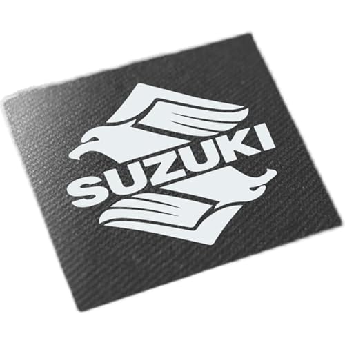 2 Stück Auto Emblem Aufkleber für Suzuki, Buchstaben Emblem Aufkleber, Auto Body Abzeichen Sticker, Logo Abzeichen Styling Dekorationsaufkleber Zubehör von YOFAB