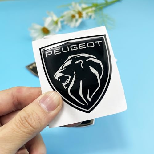 YOFAB 2 Stück Auto Emblem Aufkleber für Peugeot, Buchstaben Emblem Aufkleber, Auto Body Abzeichen Sticker, Logo Abzeichen Styling Dekorationsaufkleber Zubehör,B YOFAB 2 Stück Auto Emblem Aufkleber für Peugeot, Buchstaben Emblem Aufkleber, Auto Body Abzeichen Sticker, Logo Abzeichen Styling Dekorationsaufkleber Zubehör,B von YOFAB
