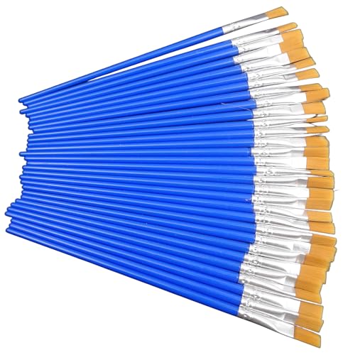30 flache Pinsel, kleines Künstlerpinsel-Set für detaillierte Mal- und Bastelarbeiten von YOFAN