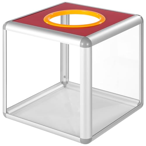 YOFAPA Glücksbox für Lotterien, Wahlurne für Spenden aus Acryl,transparenter Tickethalter, transparentes Trinkgeldglas für Vorschläge, Kommentare und Abstimmungen YOFAPA Glücksbox für Lotterien, Wahlurne für Spenden aus Acryl,transparenter Tickethalter, transparentes Trinkgeldglas für Vorschläge, Kommentare und Abstimmungen von YOFAPA