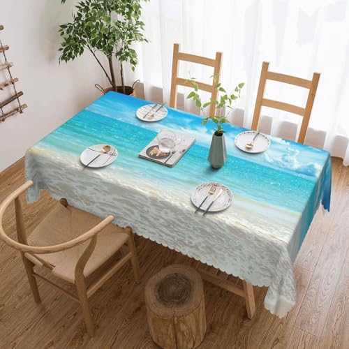 Farbe Leopard, 137&182cm rechteckige Tischdecke, wasserdicht, staubdicht Farbe Leopard, 137&182cm rechteckige Tischdecke, wasserdicht, staubdicht von YOFIEN