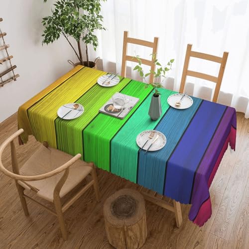 Grünes Pistazienmuster, rechteckige Tischdecke, 137&182 cm, wasserdicht, staubdicht Grünes Pistazienmuster, rechteckige Tischdecke, 137&182 cm, wasserdicht, staubdicht von YOFIEN