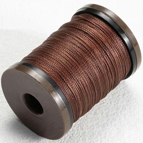 0,4 mm, 0,5 mm, 0,6 mm, gewachster Polyesterfaden, Kordelarmband, wachsbeschichtete Drehschnur zur Schmuckherstellung, Schnurherstellung, Ledernähen-23 Braun 0,4 mm, 0,5 mm, 0,6 mm, gewachster Polyesterfaden, Kordelarmband, wachsbeschichtete Drehschnur zur Schmuckherstellung, Schnurherstellung, Ledernähen-23 Braun von YOGAES