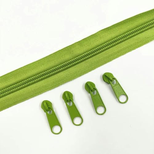 1/2/3/5/10 Meter 5# 2/4/6/10/20 Stück Nylon-Reißverschlüsse Rollen Schneider-Nähzubehör Reißverschlussschieber-Grün 234-5#-5Meter 10 Schieber 1/2/3/5/10 Meter 5# 2/4/6/10/20 Stück Nylon-Reißverschlüsse Rollen Schneider-Nähzubehör Reißverschlussschieber-Grün 234-5#-5Meter 10 Schieber von YOGAES