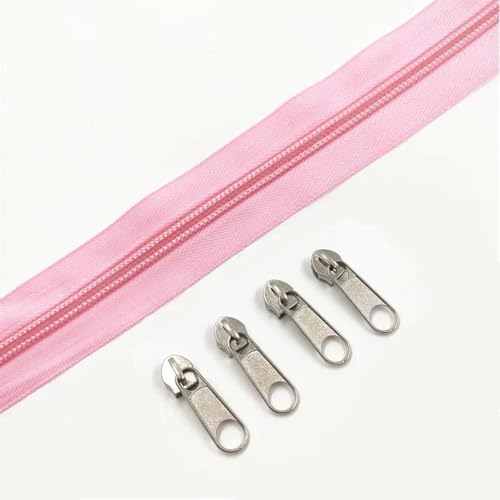 1/2/3/5/10 Meter 5# 2/4/6/10/20 Stück Nylon-Reißverschlussrollen Schneider-Nähzubehör Reißverschlussschieber-Pink-5#-2 Meter 4 Schieber 1/2/3/5/10 Meter 5# 2/4/6/10/20 Stück Nylon-Reißverschlussrollen Schneider-Nähzubehör Reißverschlussschieber-Pink-5#-2 Meter 4 Schieber von YOGAES